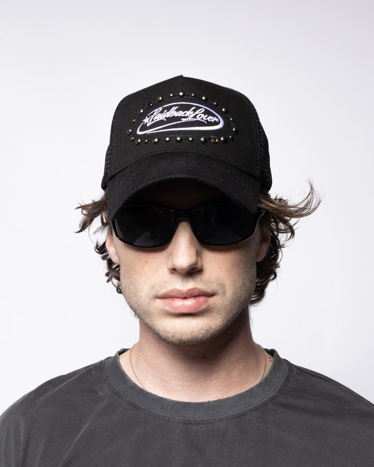 The Lovers Trucker Hat - Black