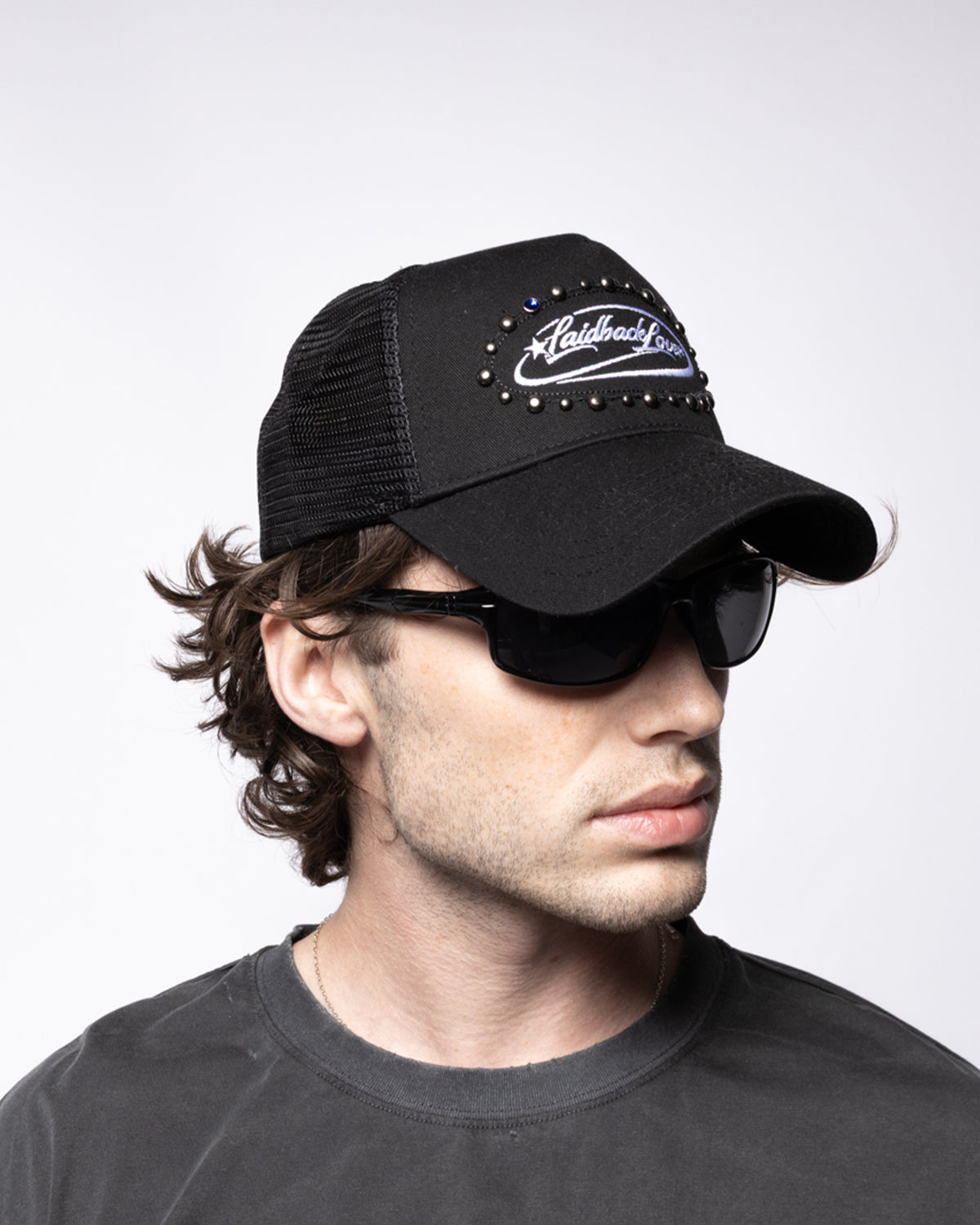 The Lovers Trucker Hat - Black
