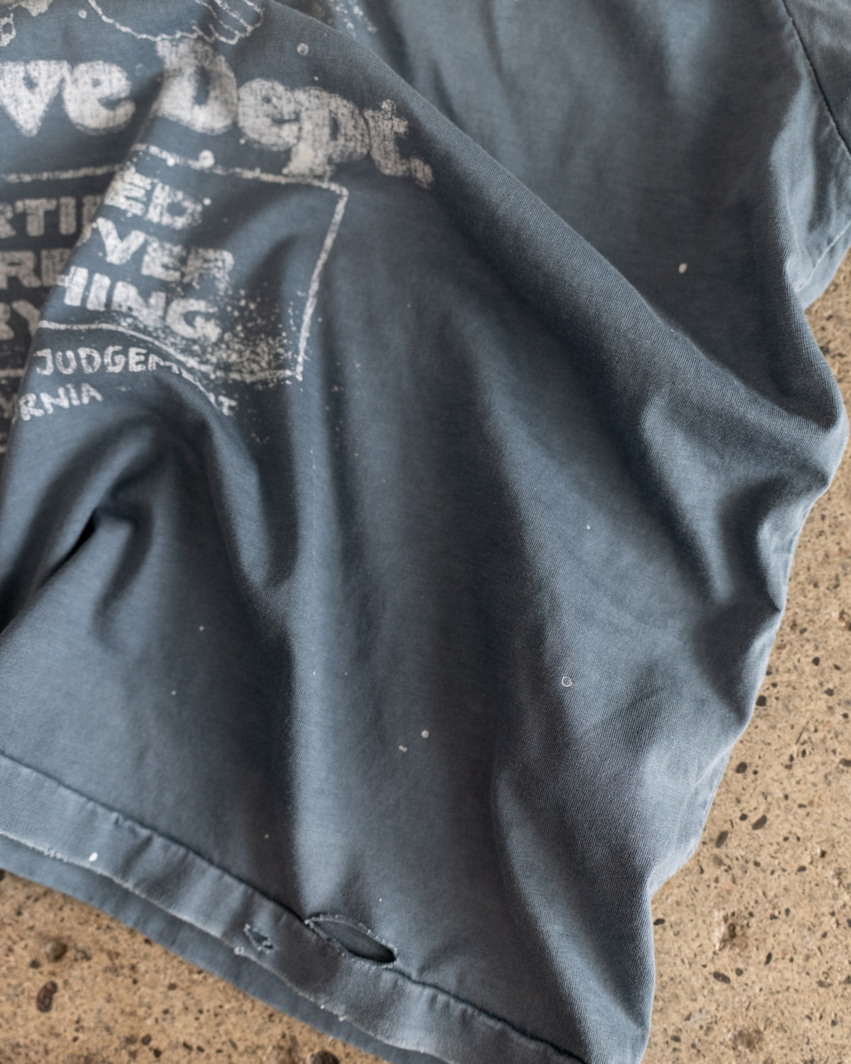 LBL Studios Shrunken Tee - Vintage Blue