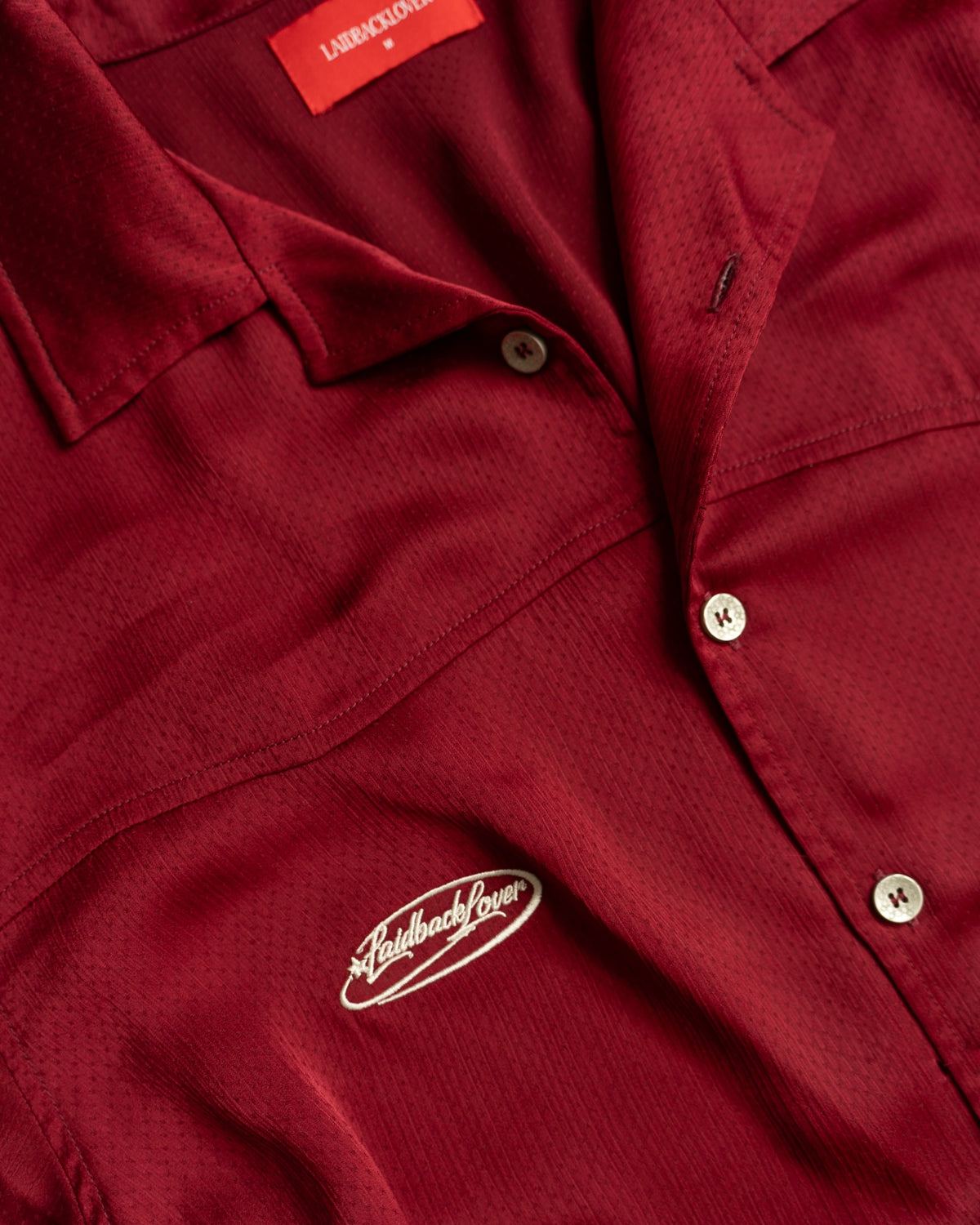 The Downtown Shortsleeve Button Down - Disco Red