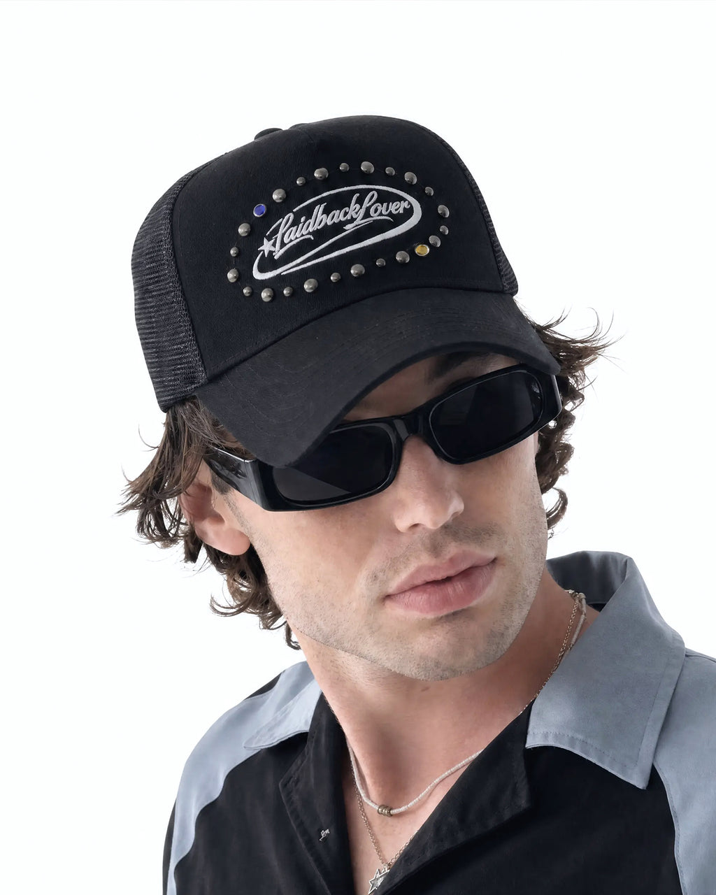 The Lovers Trucker Hat - Black