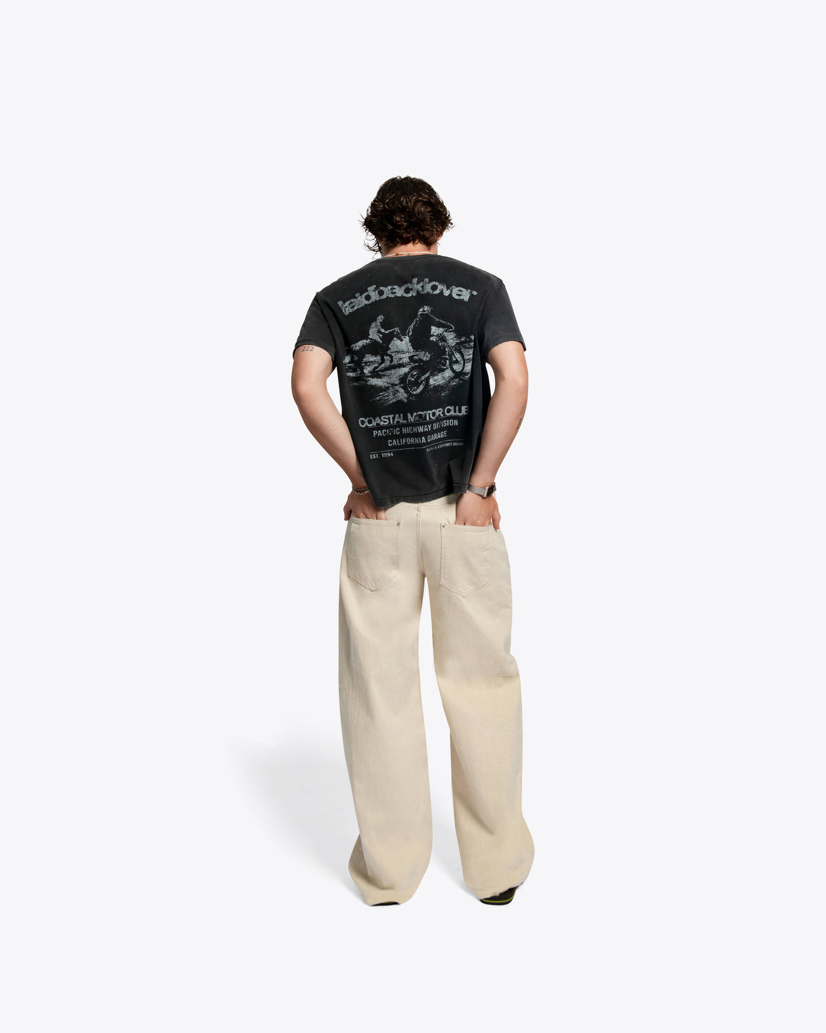 Coastal Motor Club Shrunken Tee - Vintage Black