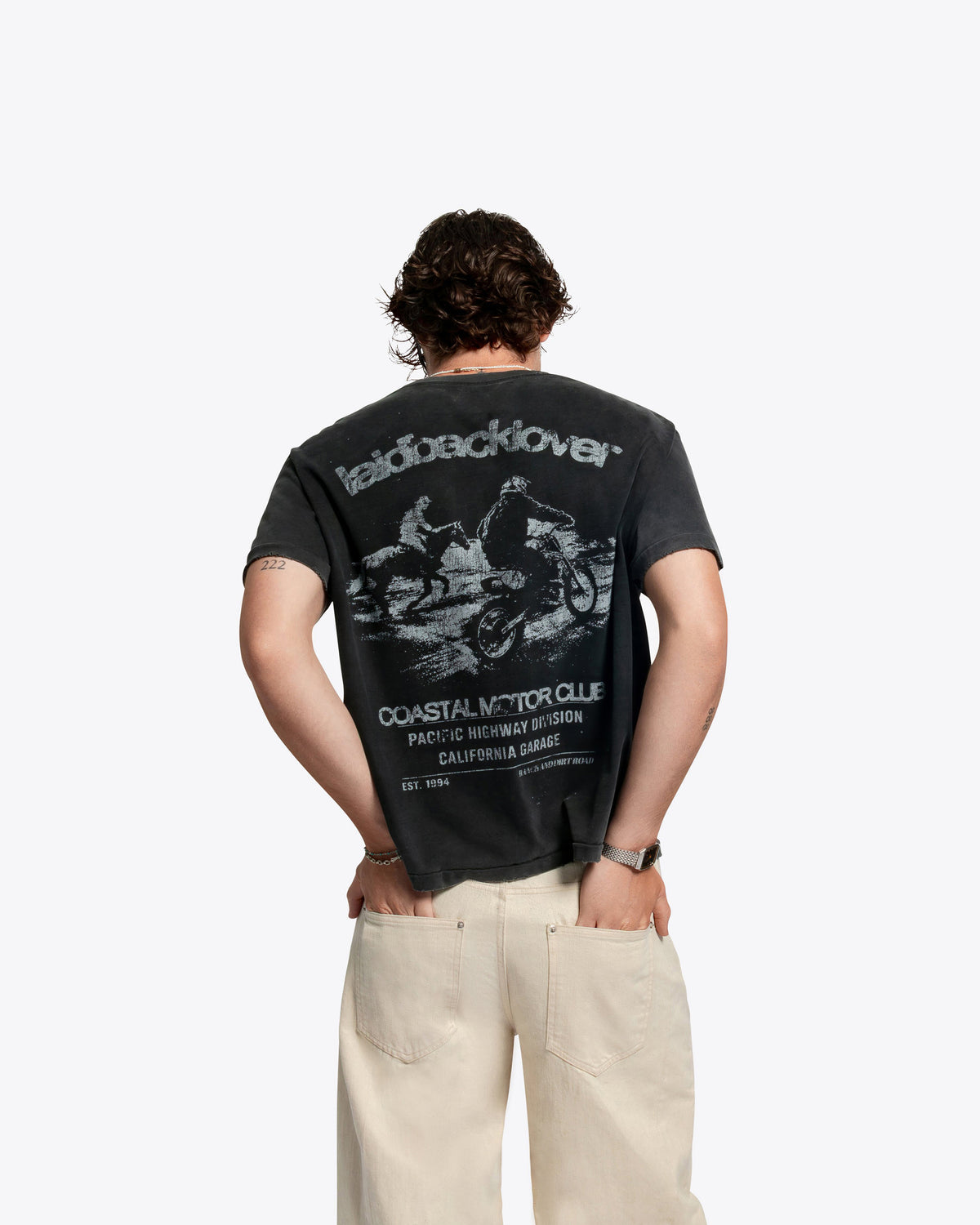 Coastal Motor Club Shrunken Tee - Vintage Black