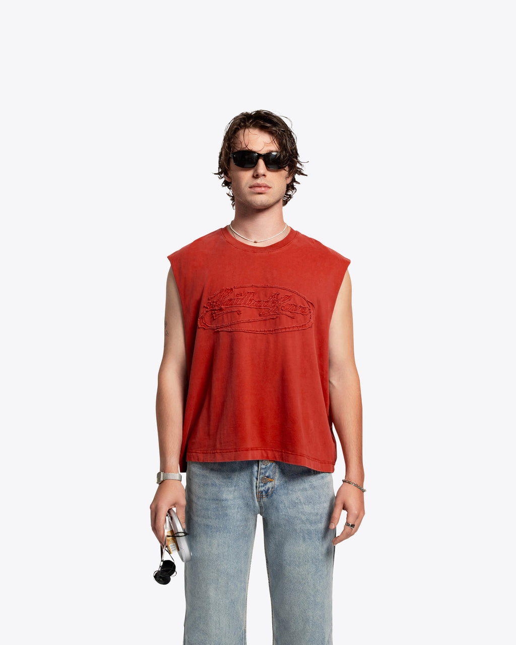 The Coast Cut Off Tank - Marlboro Red