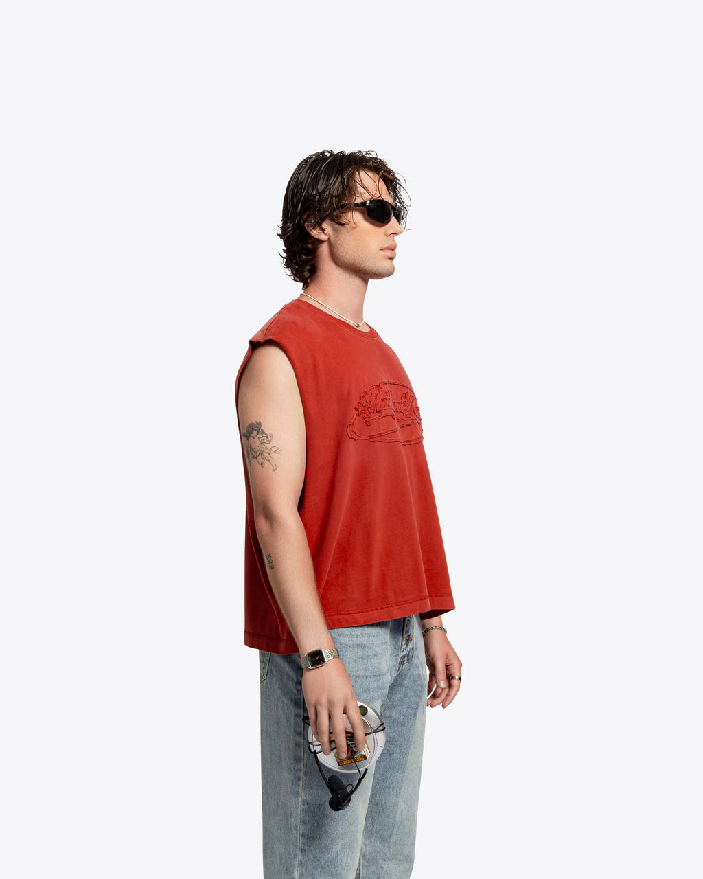 The Coast Cut Off Tank - Marlboro Red
