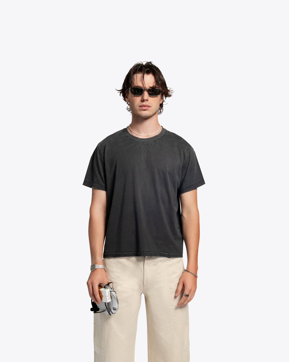 The Lobby Shrunken Tee - Vintage Black