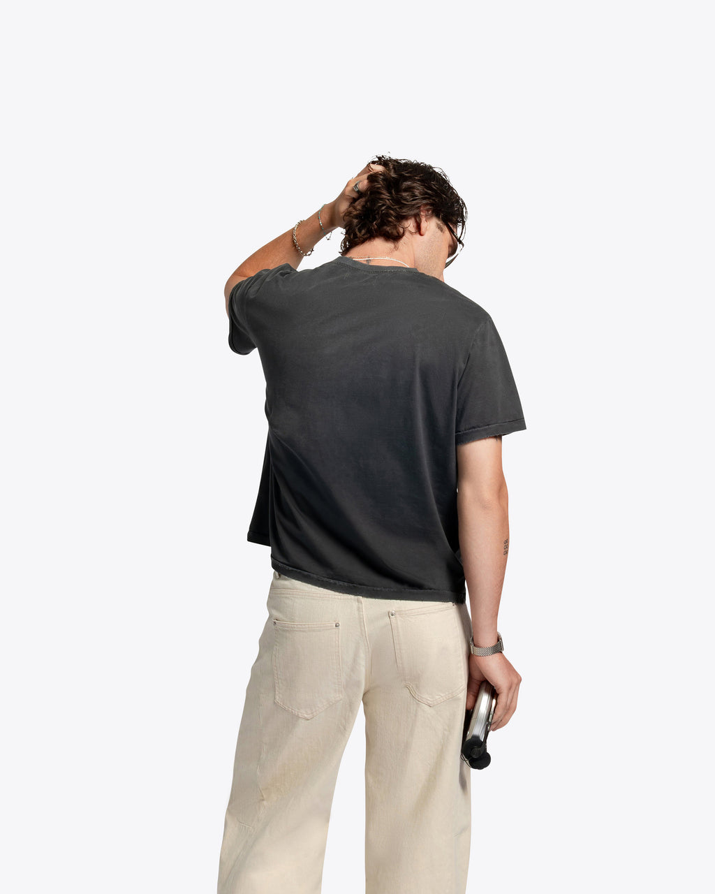 The Lobby Shrunken Tee - Vintage Black