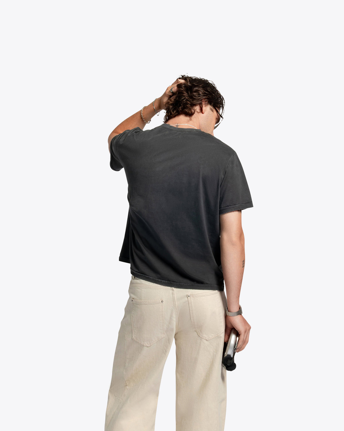 The Lobby Shrunken Tee - Vintage Black
