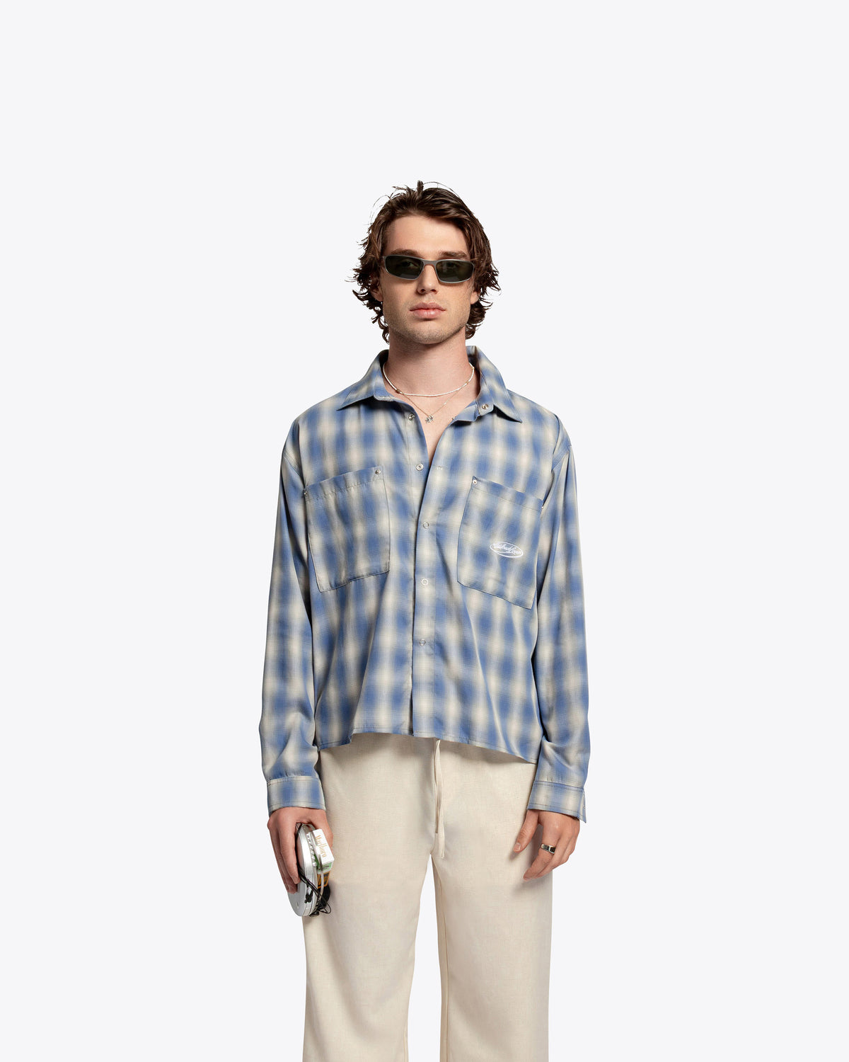 The Sunday Shirt Longsleeve Button Down - Faded Vintage Blue