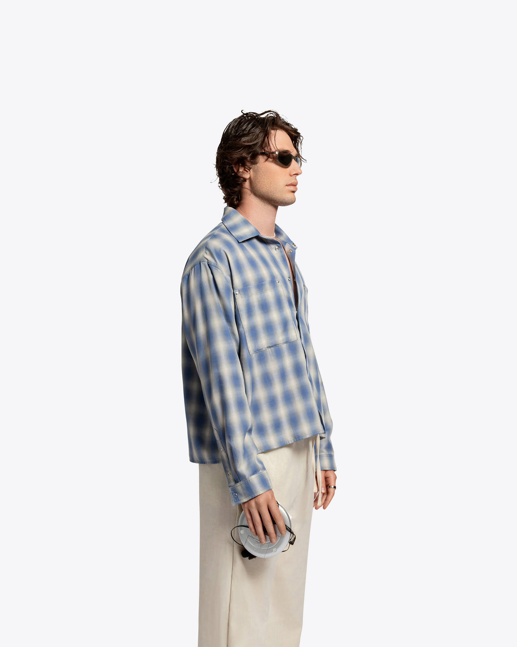 The Sunday Shirt Longsleeve Button Down - Faded Vintage Blue