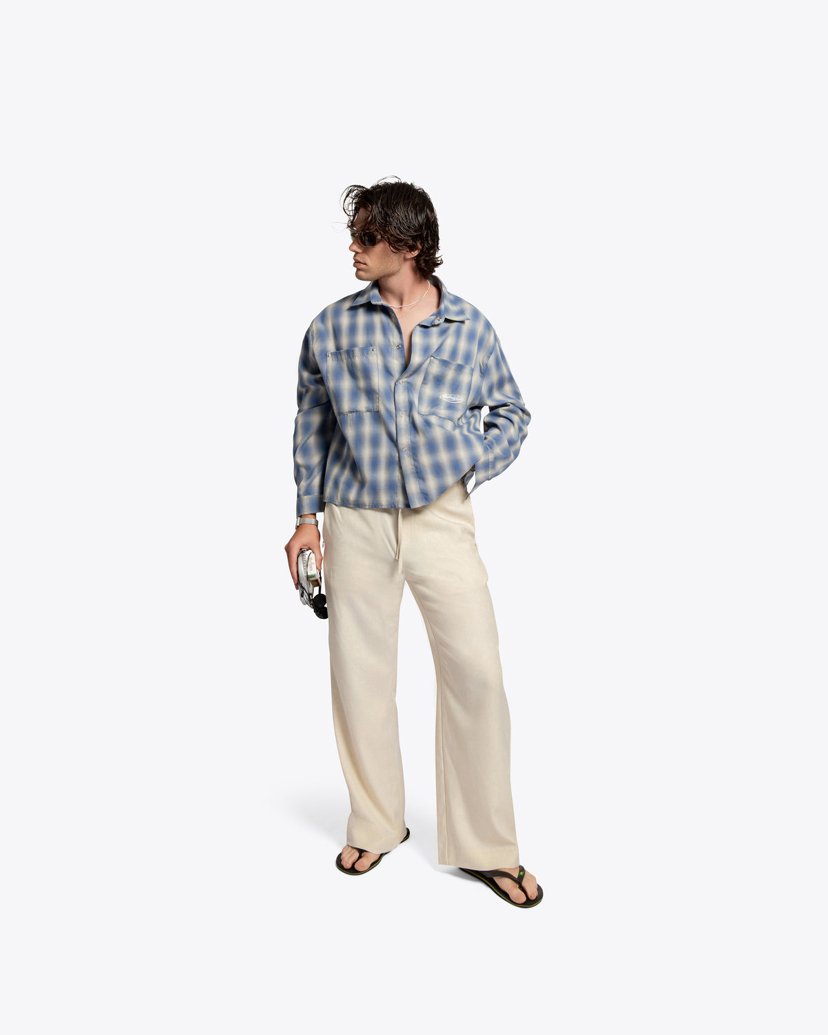 The Sunday Shirt Longsleeve Button Down - Faded Vintage Blue