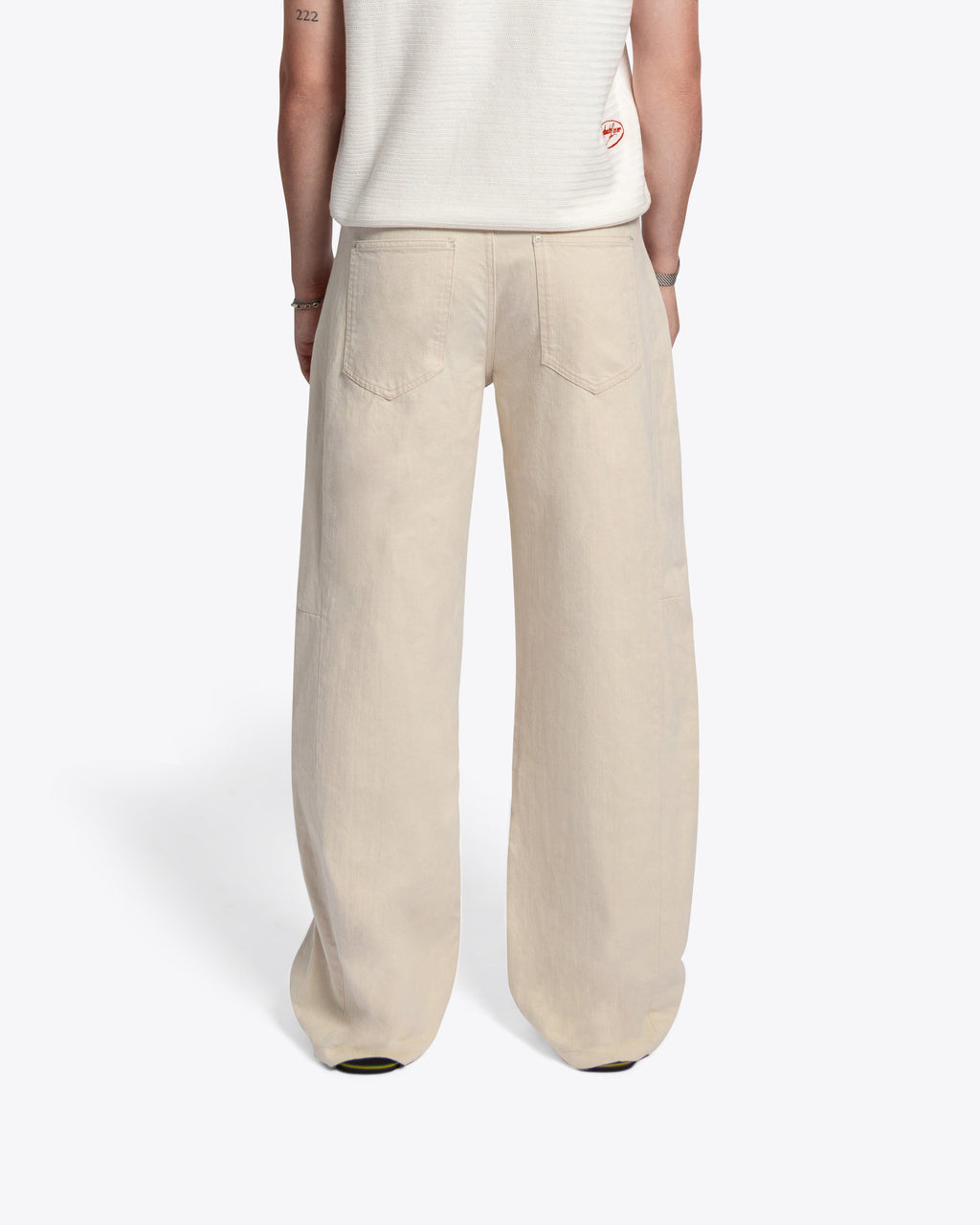 The Gallery - Wide Relax Denim - Ecru