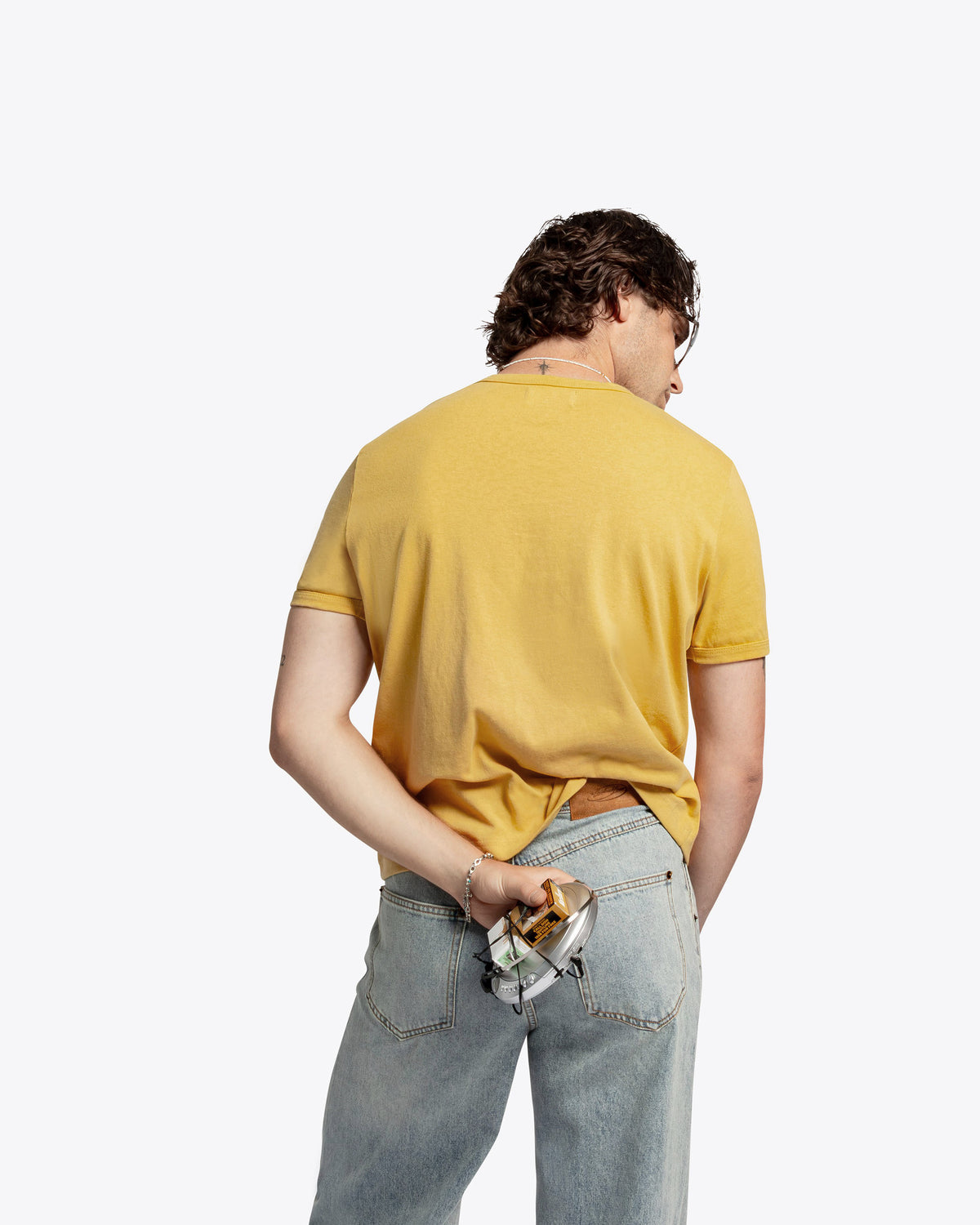 James Dean Heavyweight Ringer Tee - Yellow