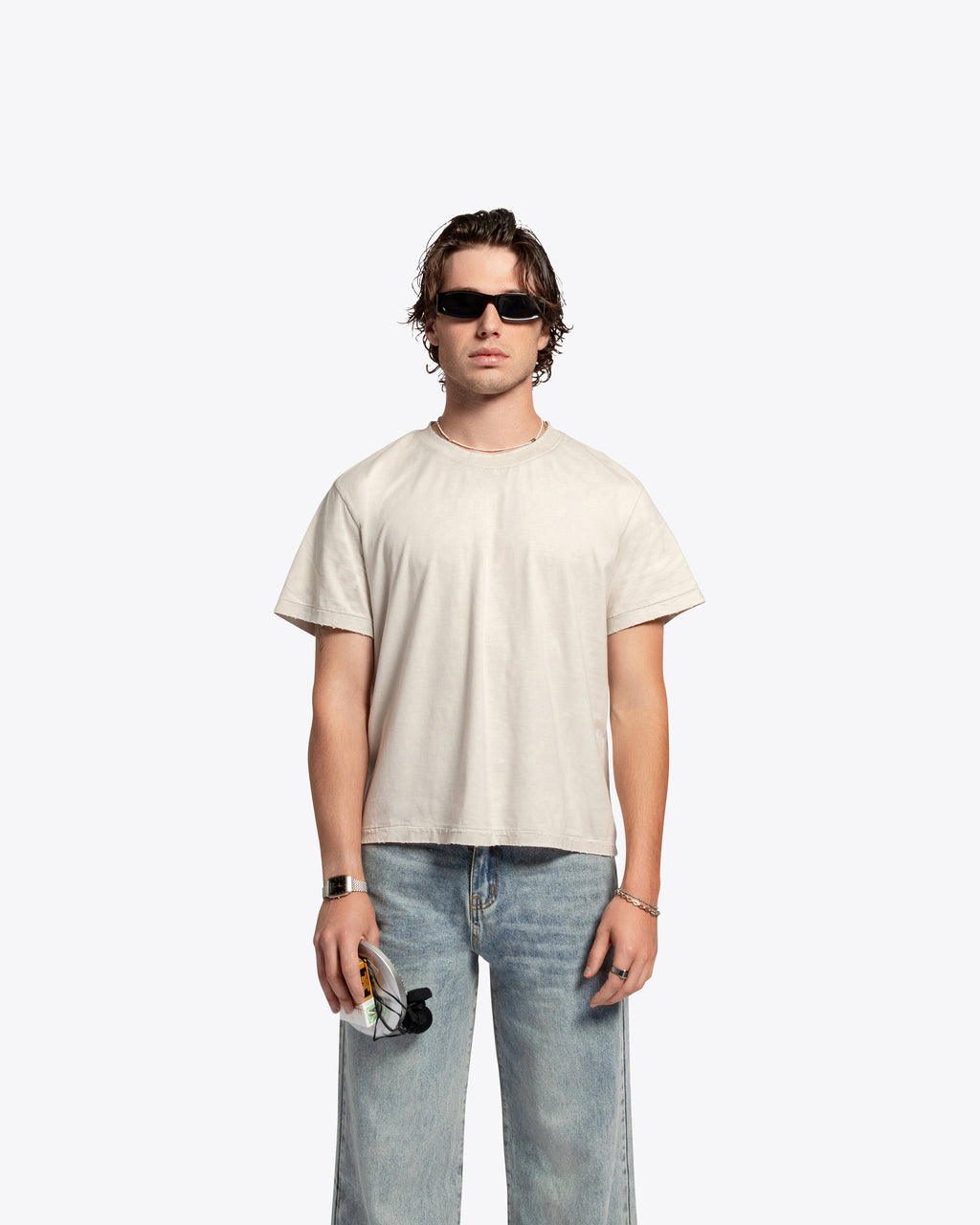 The Lobby Shrunken Tee - Vintage White