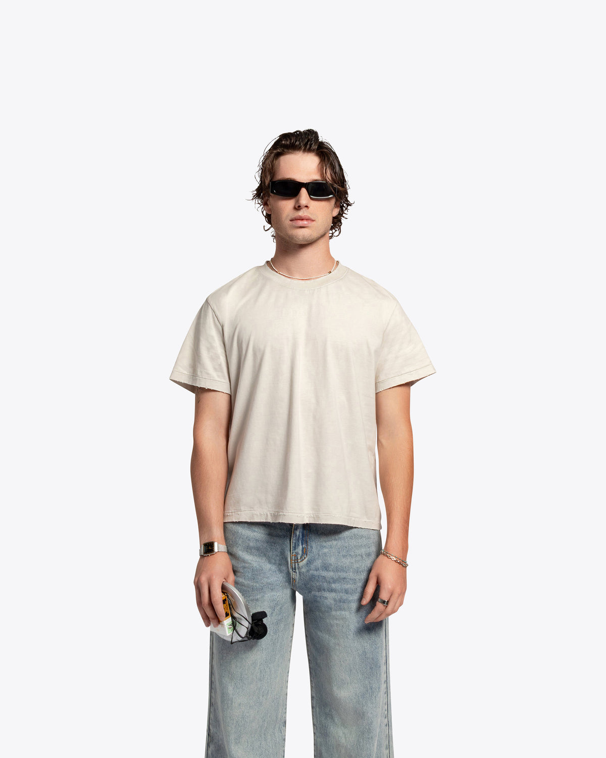The Lobby Shrunken Tee - Vintage White