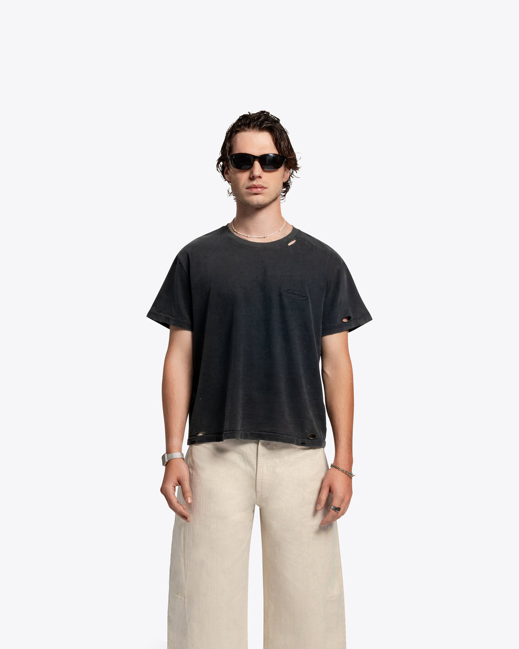 Coastal Motor Club Shrunken Tee - Vintage Black