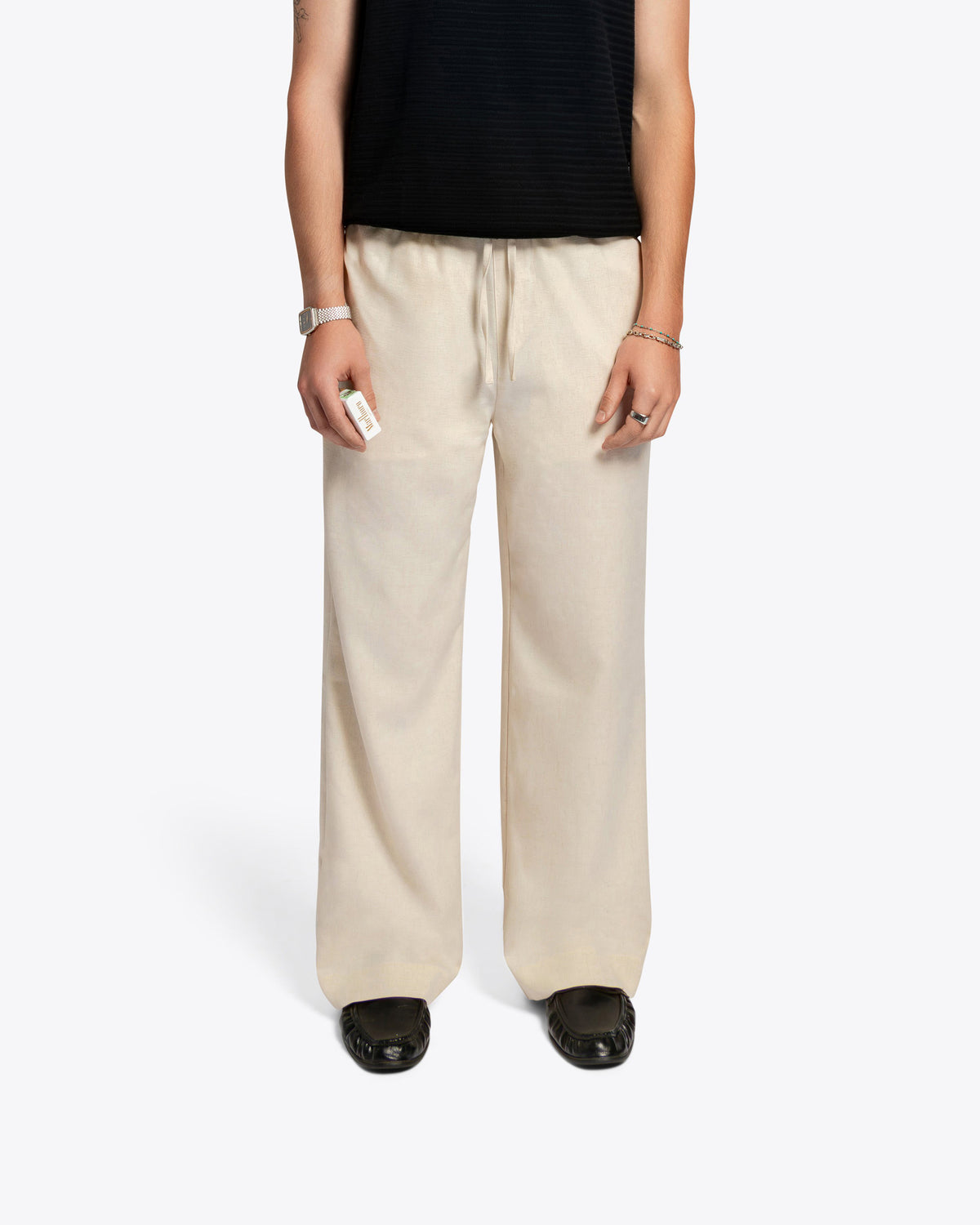The Milano Trousers - Ecru