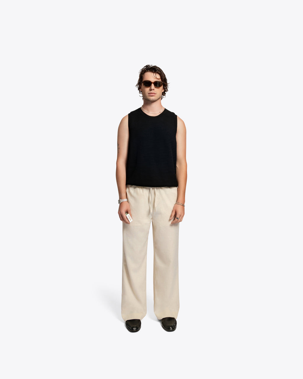The Milano Trousers - Ecru