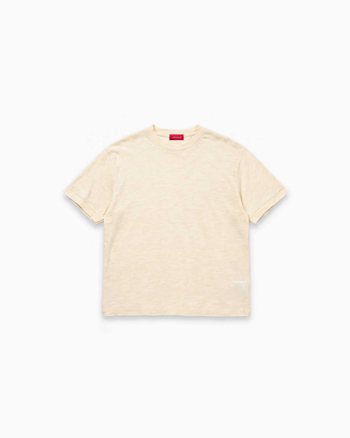 The Lobby Shrunken Tee (Slub) - Off White Cream