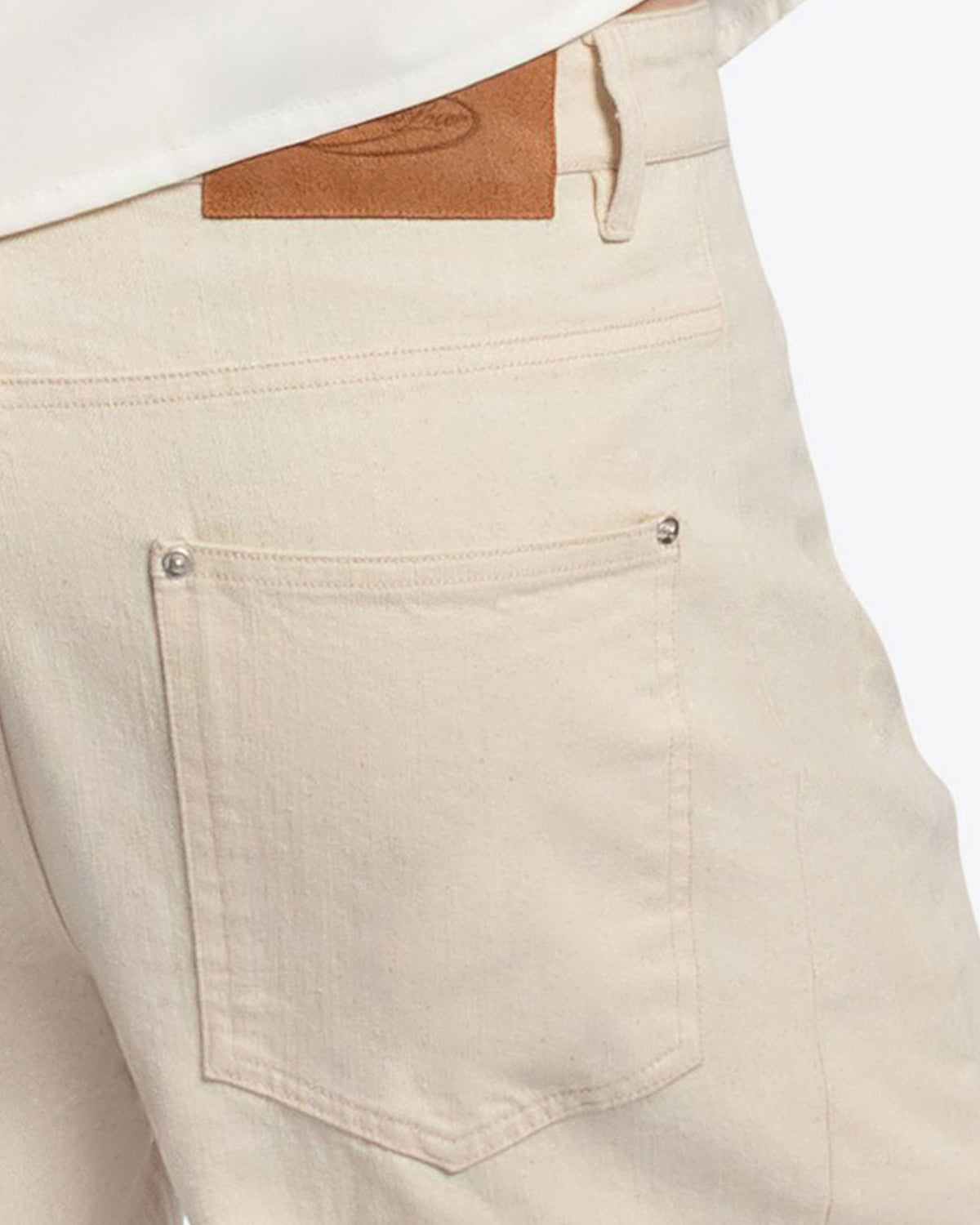 The Gallery - Wide Relax Denim - Ecru