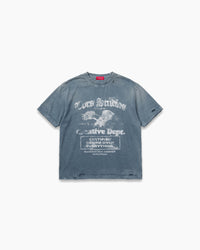 LBL Studios Shrunken Tee - Vintage Blue