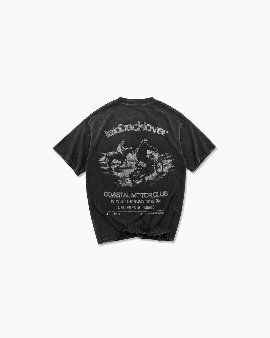 Coastal Motor Club Shrunken Tee - Vintage Black