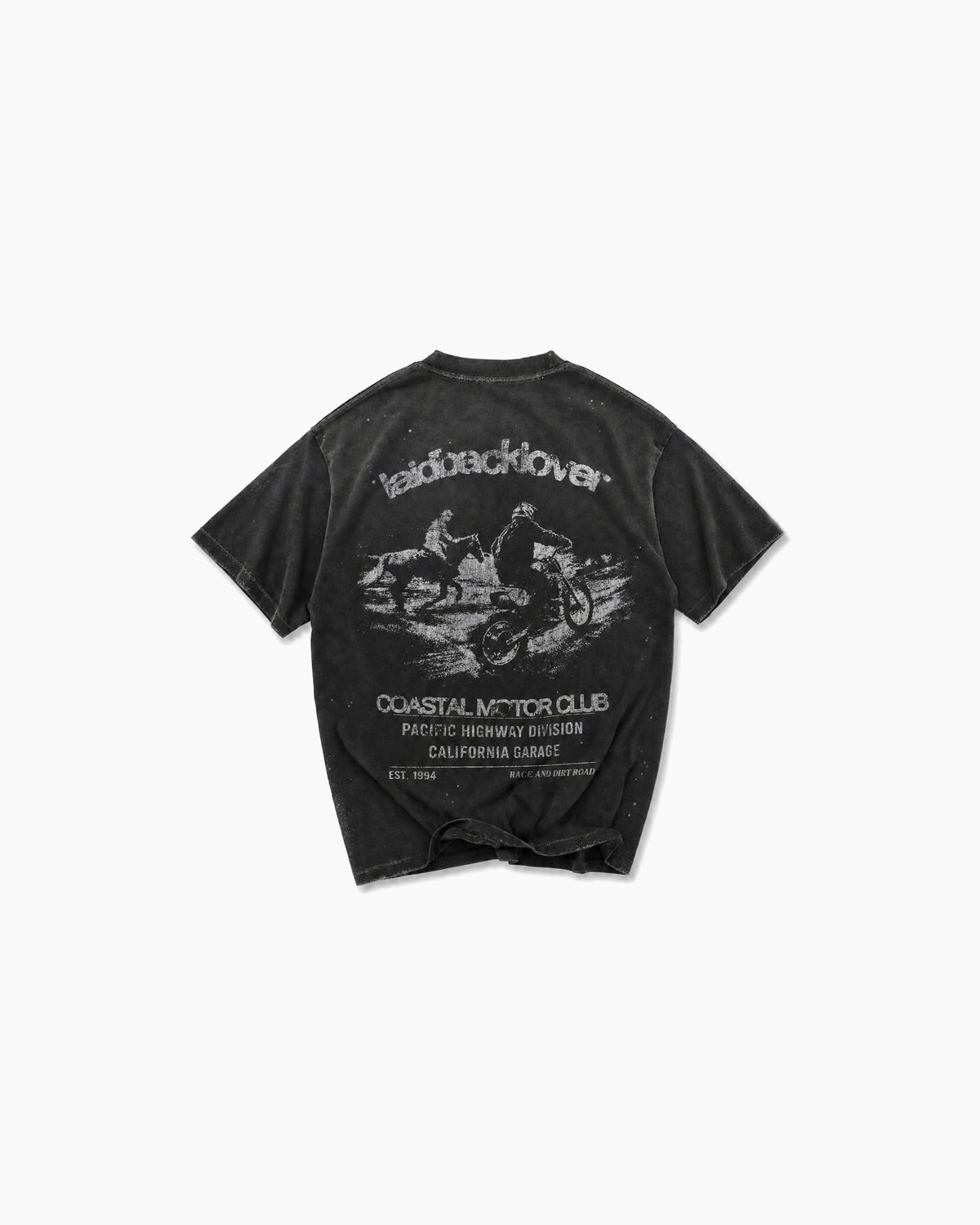 Coastal Motor Club Shrunken Tee - Vintage Black