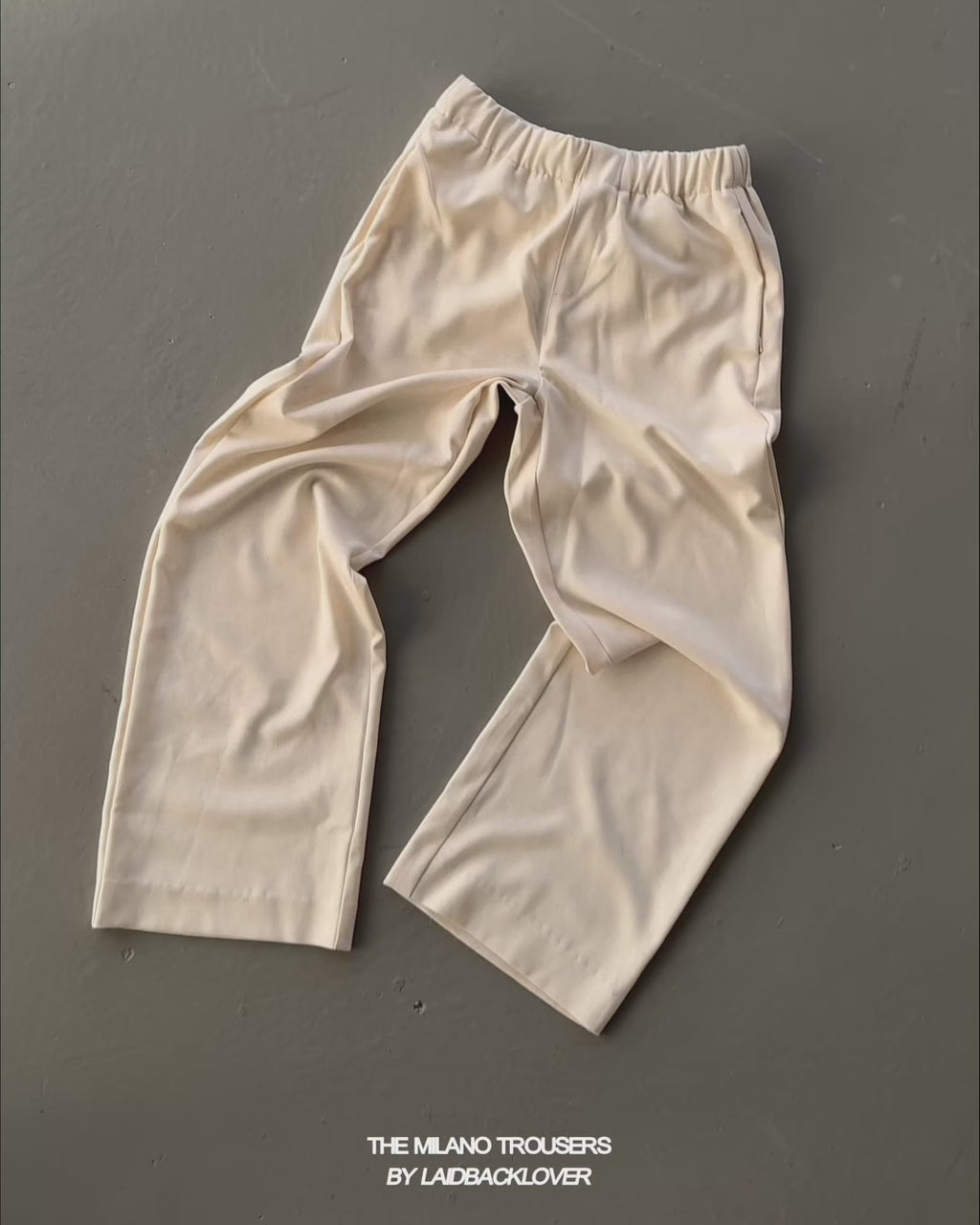The Milano Trousers - Ecru