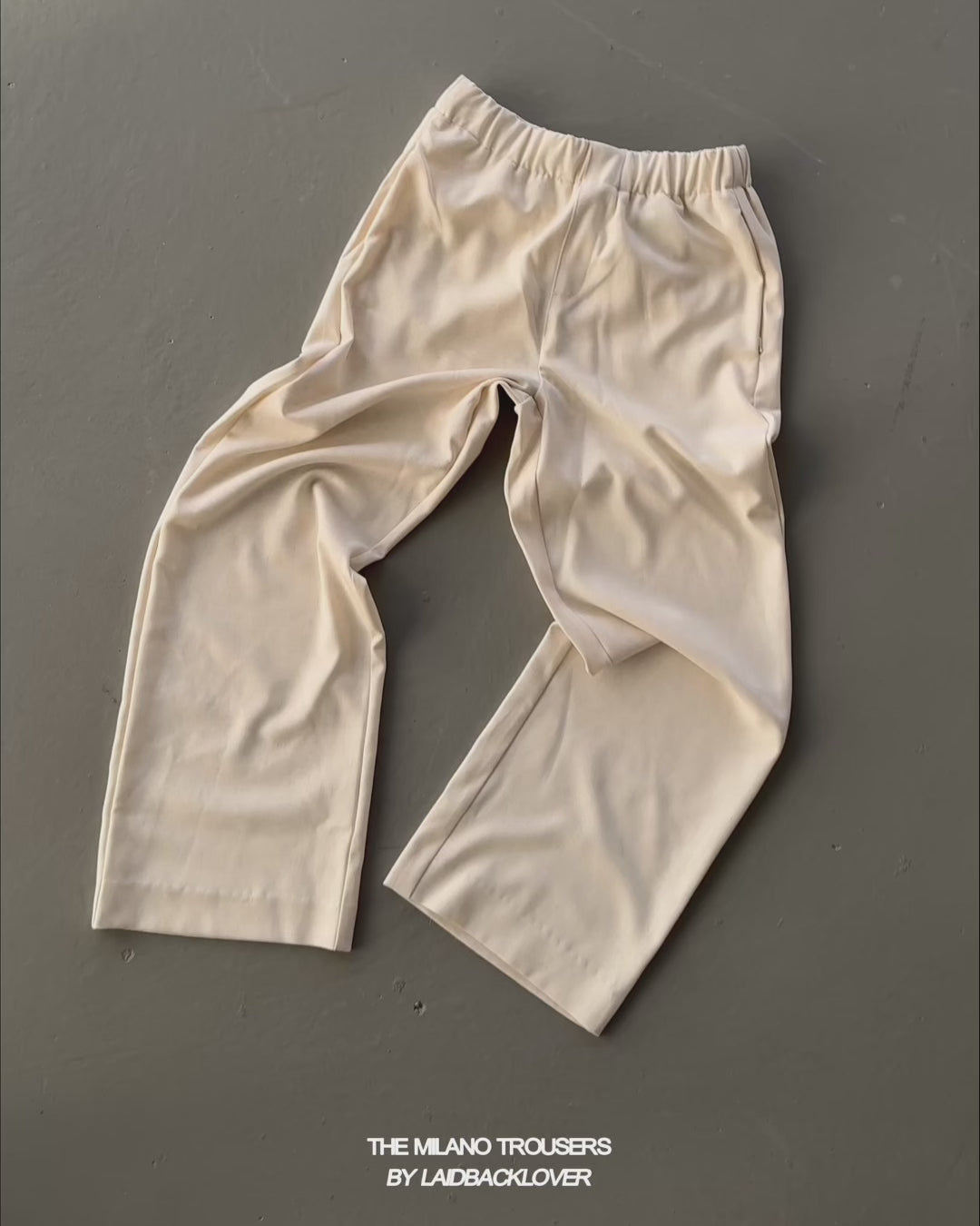 The Milano Trousers - Ecru