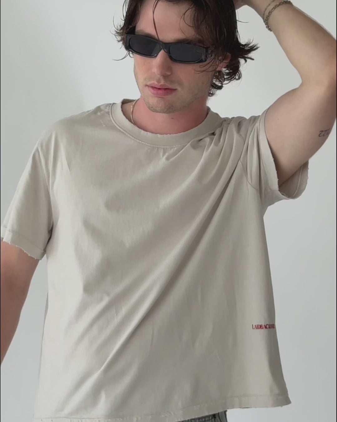 The Lobby Shrunken Tee - Vintage White