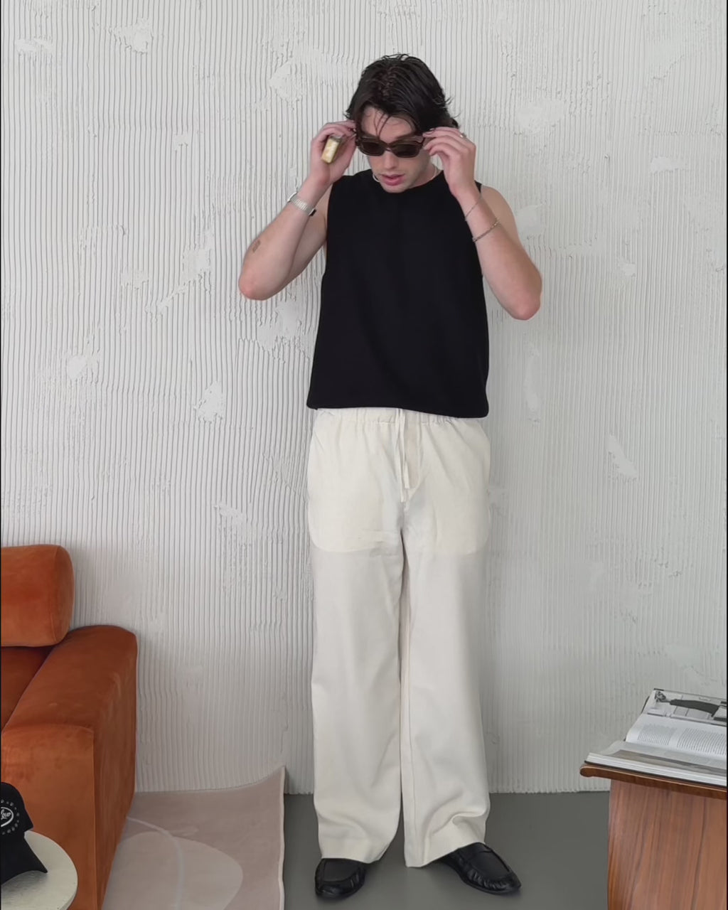 The Milano Trousers - Ecru