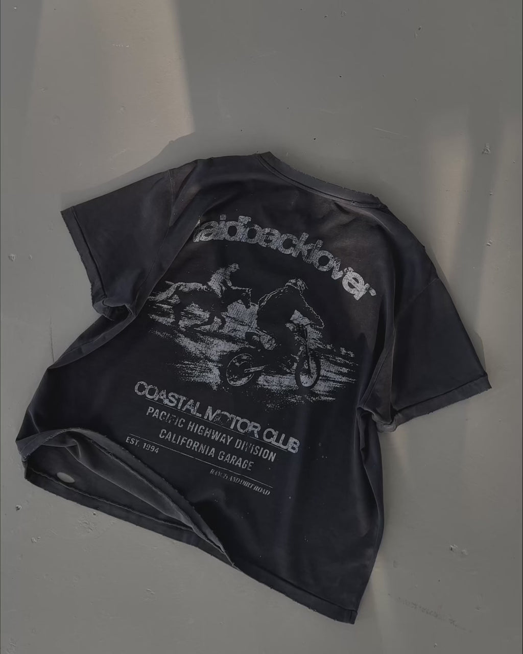 Coastal Motor Club Shrunken Tee - Vintage Black