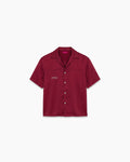 The Downtown Shortsleeve Button Down - Disco Red