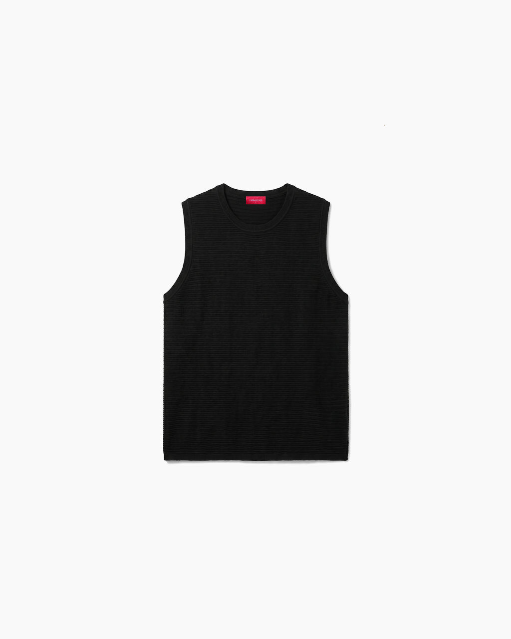 The Cig Knitted Tank - Black