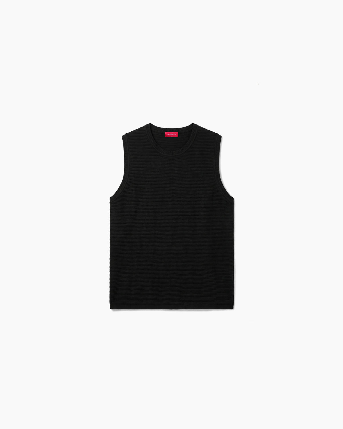 The Cig Knitted Tank - Black